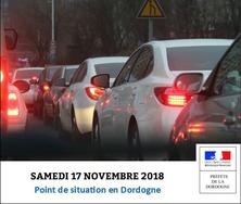 Manifestations du 17 novembre en Dordogne