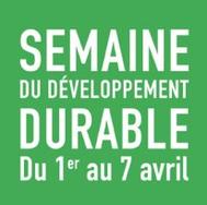 Semaine du développement durable du 1er au 7 avril