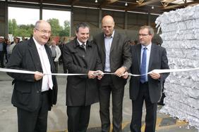 20 septembre 2013 - Inauguration du centre de valorisation des déchets industriels mis en service par la SITA